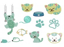 Stickserie Kitty Cat